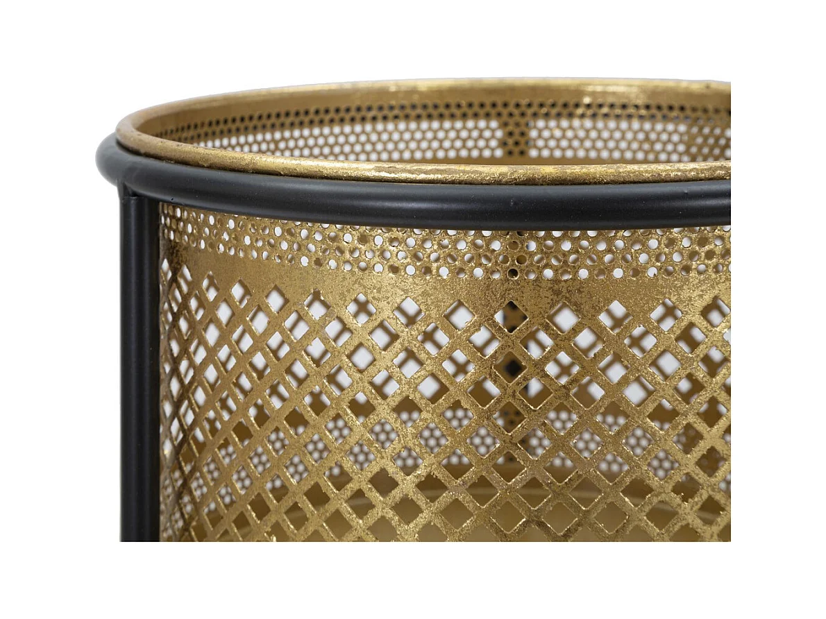 Vaso per Piante MF686, Oro, 25x25x50 cm, Epikasa
