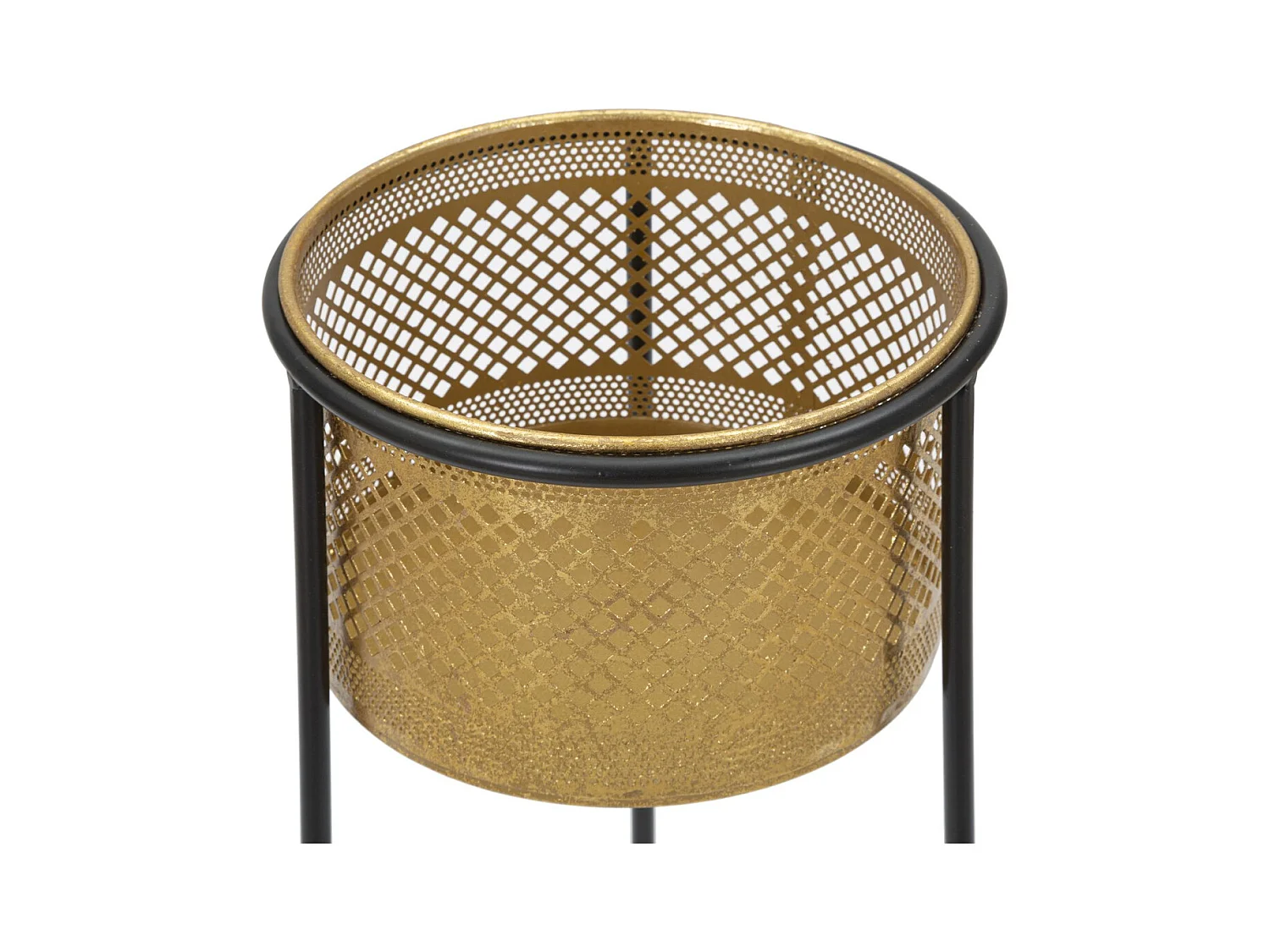 Plantenvaas MF686, Goud, 25x25x50 cm, Epikasa