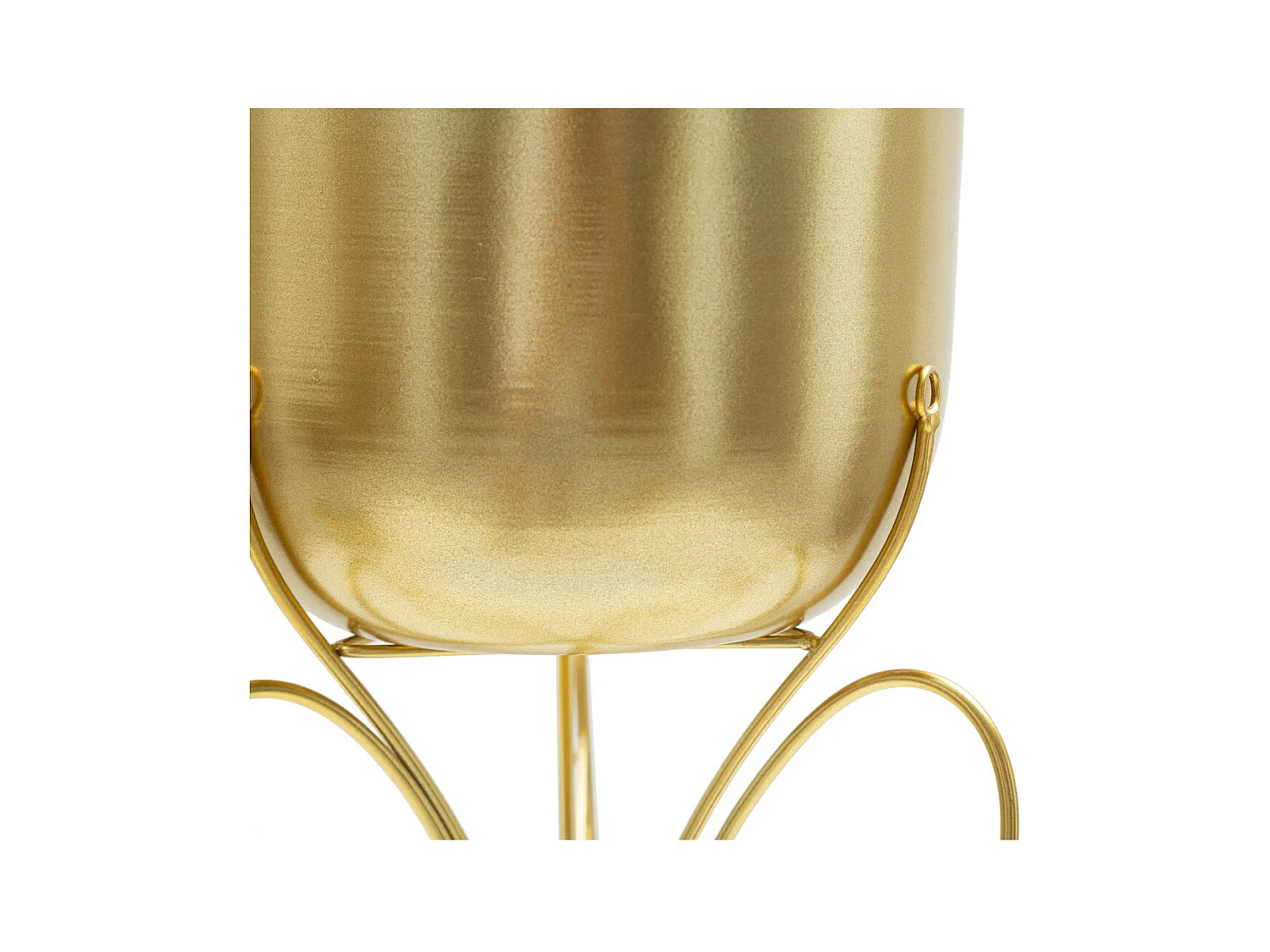 Vaso per Piante Farfalla 4, Oro, 22x22x45 cm, Epikasa