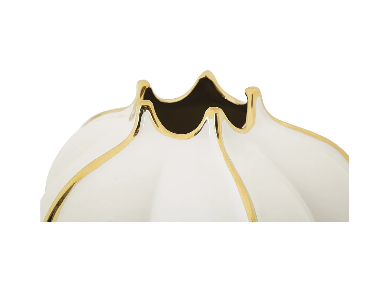 Vaso Decorativo MF635, Bianco, 21x21x40 cm, Epikasa