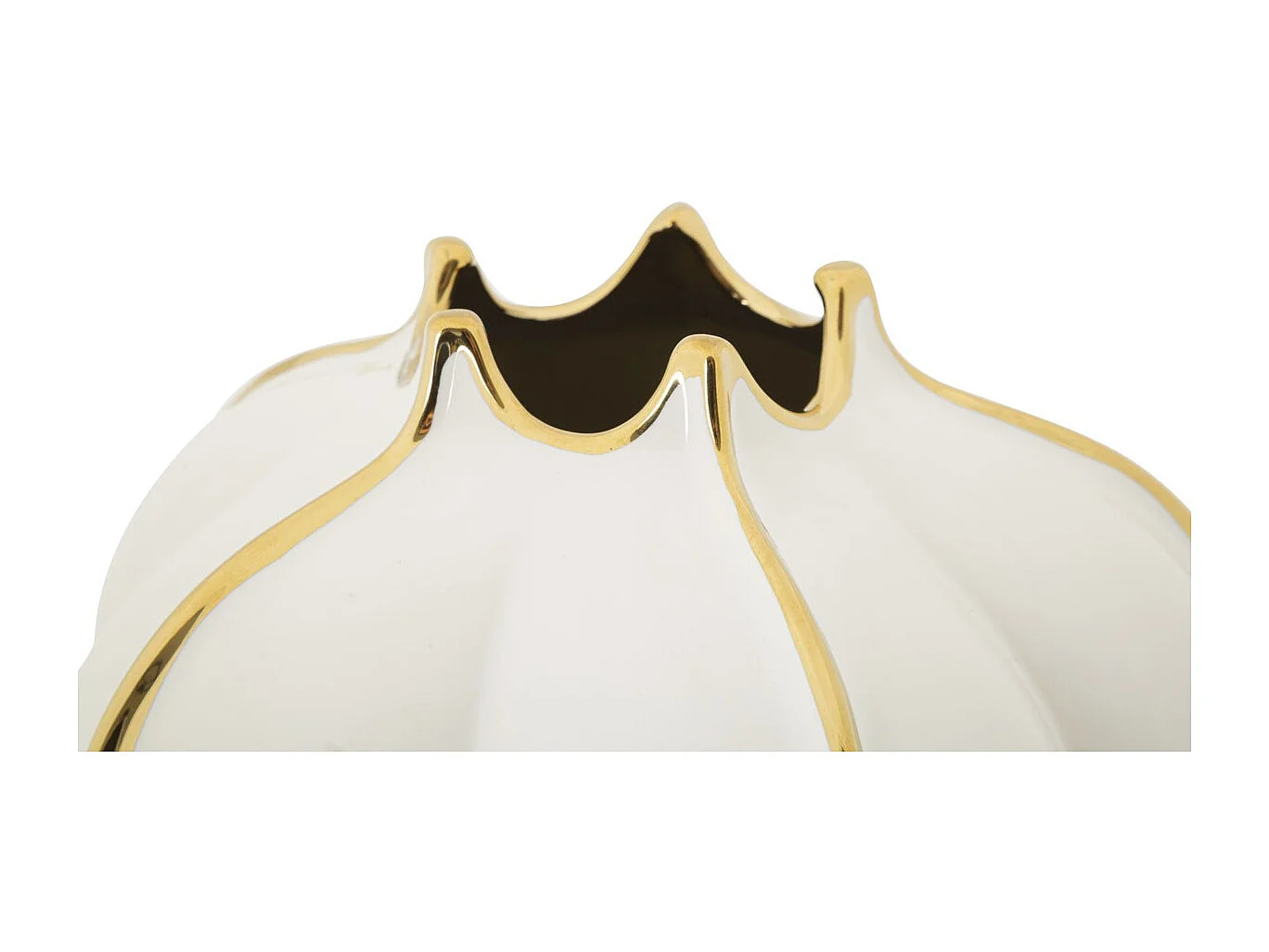 Vase Décoratif MF635, Blanc, 21x21x40 cm, Seven Design