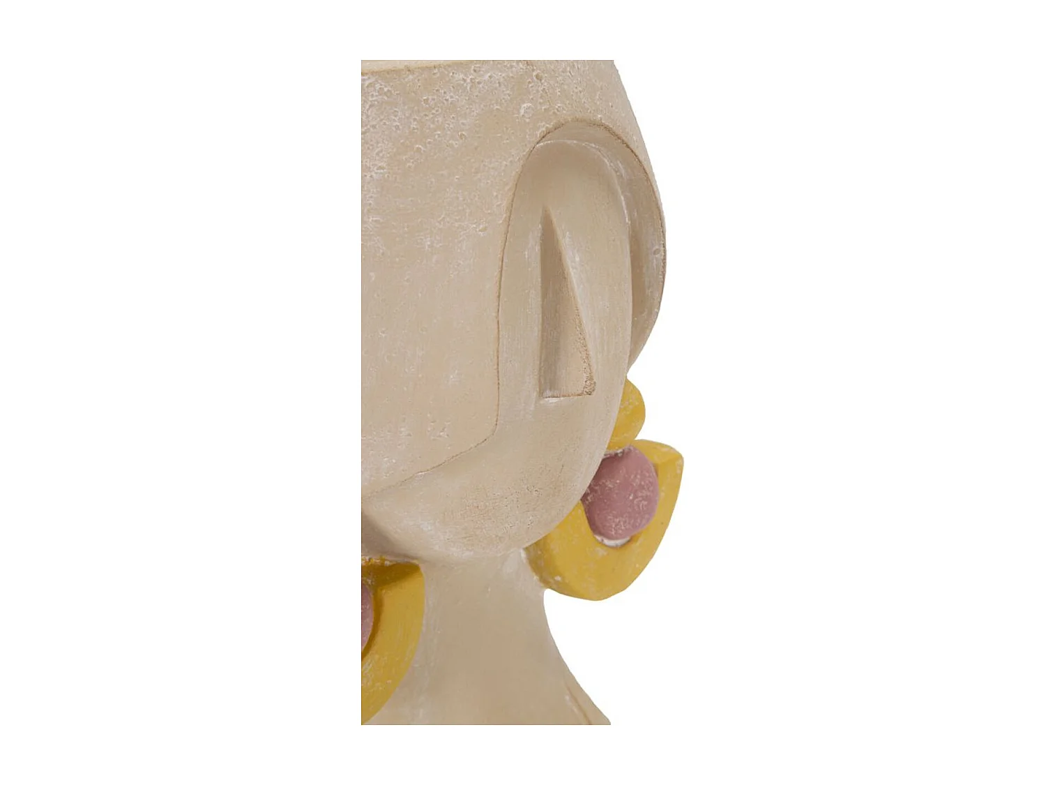 Vase Décoratif Visage 25, Multicouleur, 24,5x20,5x26 cm, Seven Design