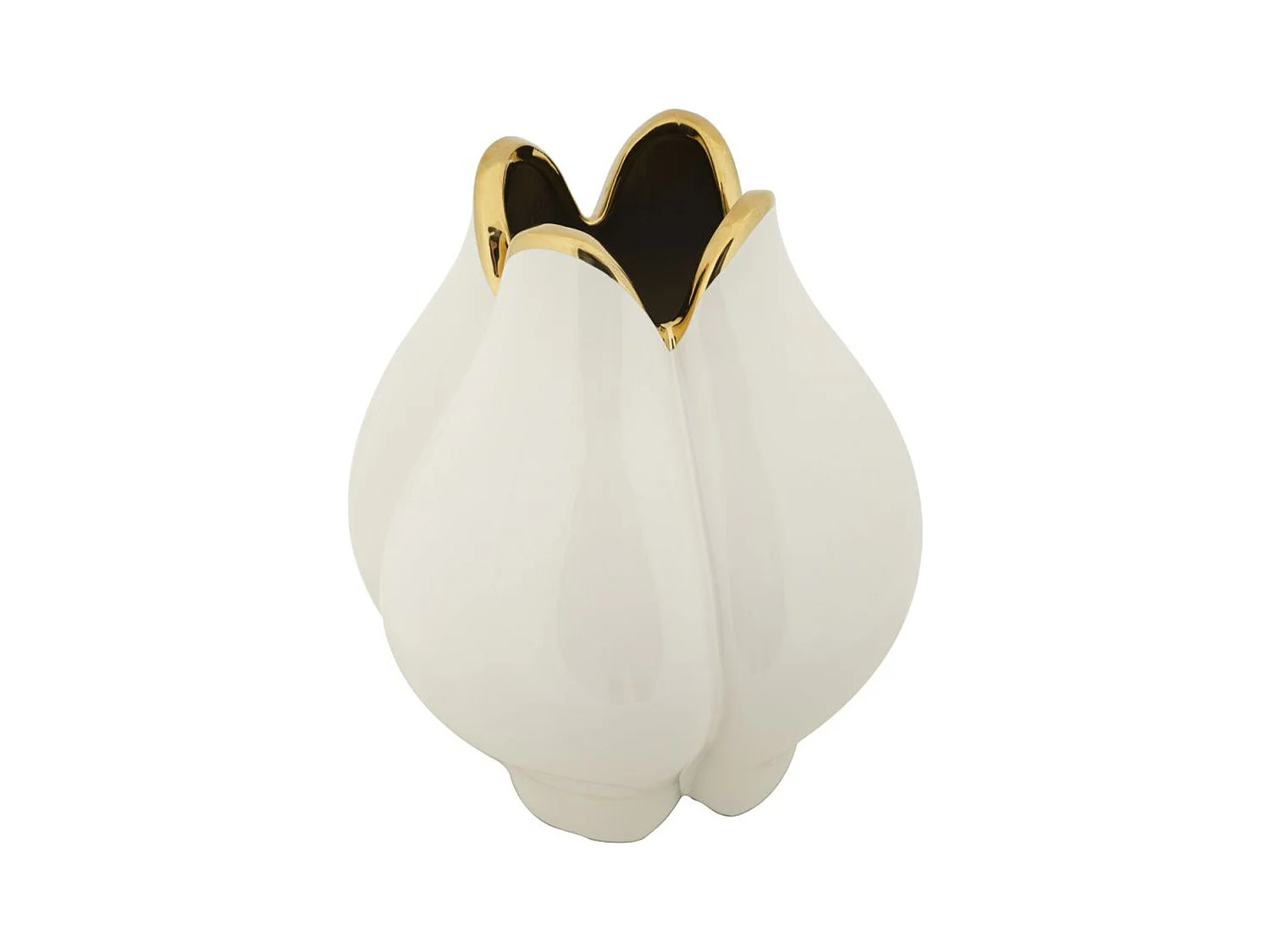 Wazon Dekoracyjny MF636, Biały, 23x23x27,5 cm, Epikasa