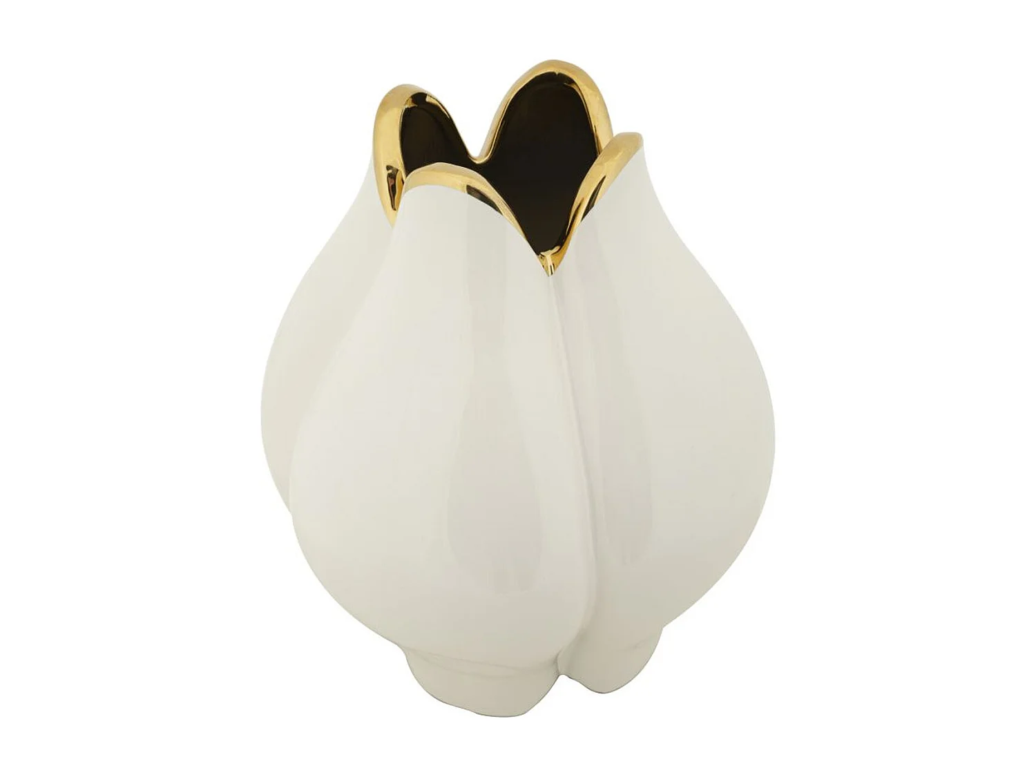 Wazon Dekoracyjny MF636, Biały, 23x23x27,5 cm, Seven Design