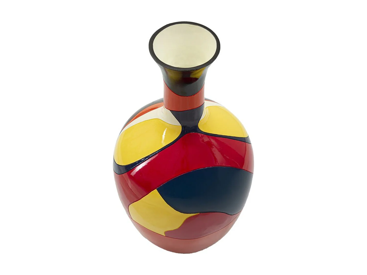 Vase Décoratif MF656, Multicouleur, 29x29x59 cm, Seven Design