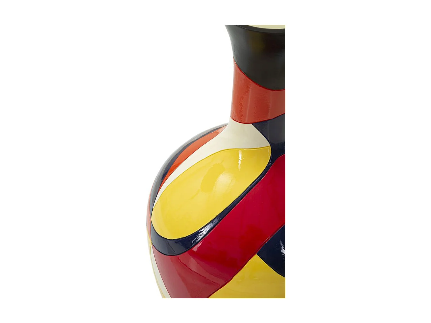 Vase Décoratif MF656, Multicouleur, 29x29x59 cm, Seven Design