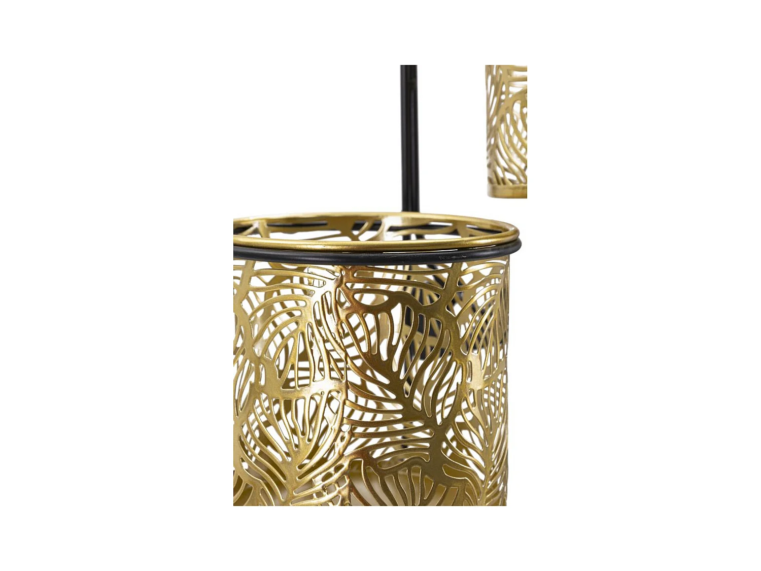 Set van 2 Plantenpotten MF416, Goud, 27x14x48 cm, Epikasa