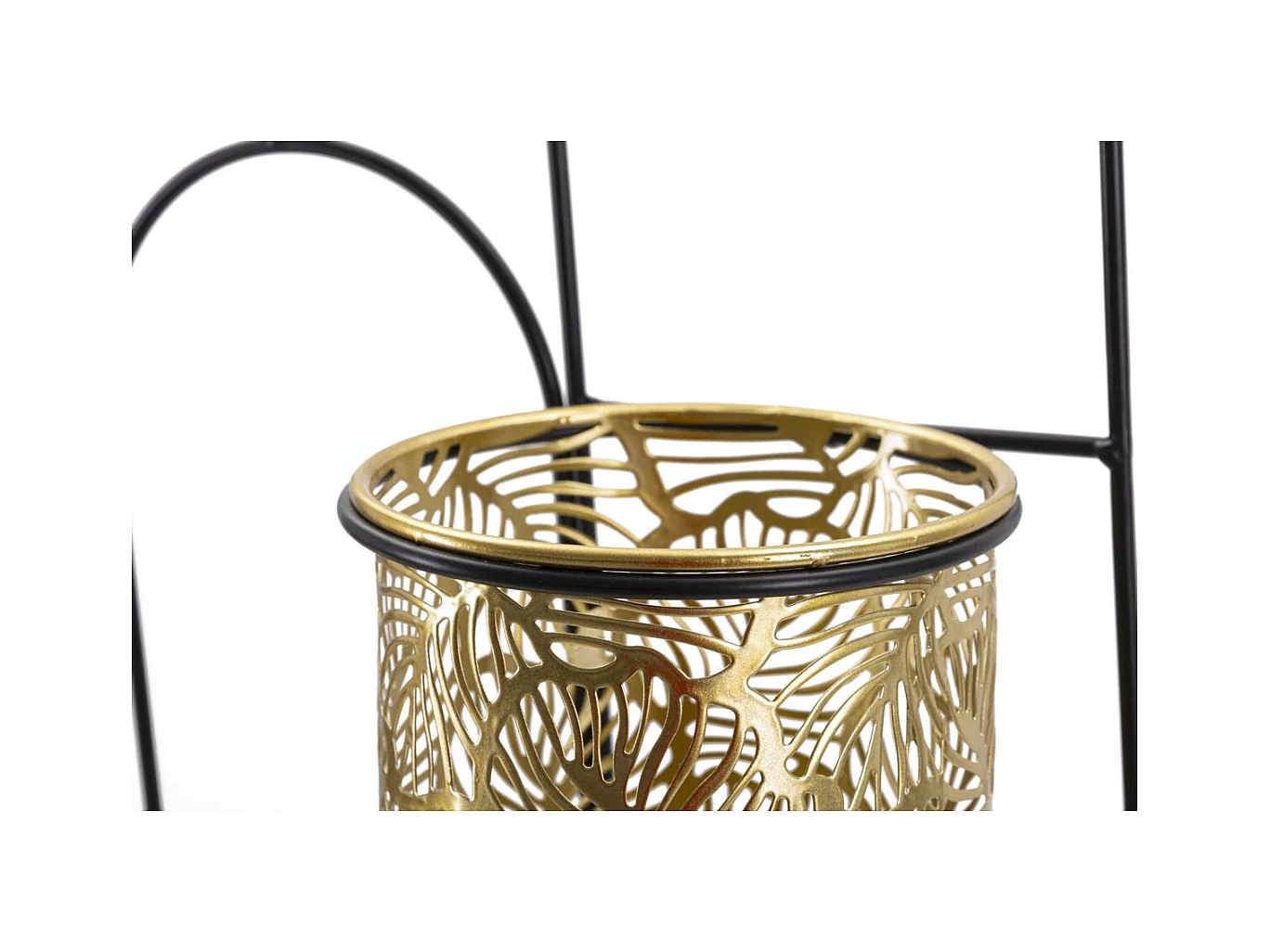 Set van 2 Plantenpotten MF416, Goud, 27x14x48 cm, Epikasa