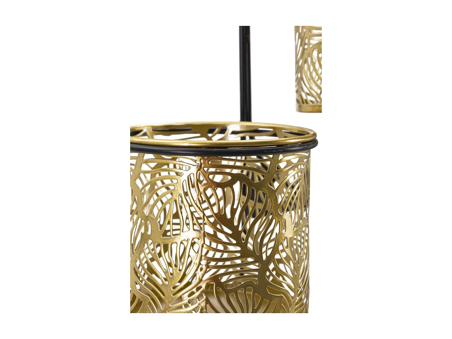 Set van 2 Plantenpotten MF416, Goud, 27x14x48 cm, Seven Design