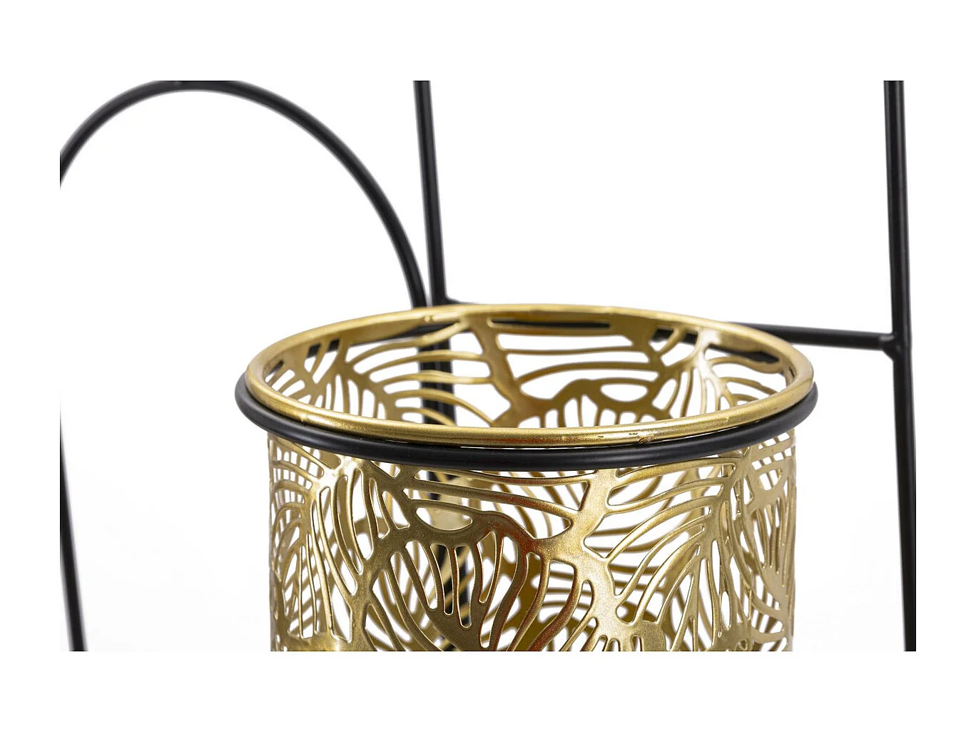 Set van 2 Plantenpotten MF416, Goud, 27x14x48 cm, Seven Design