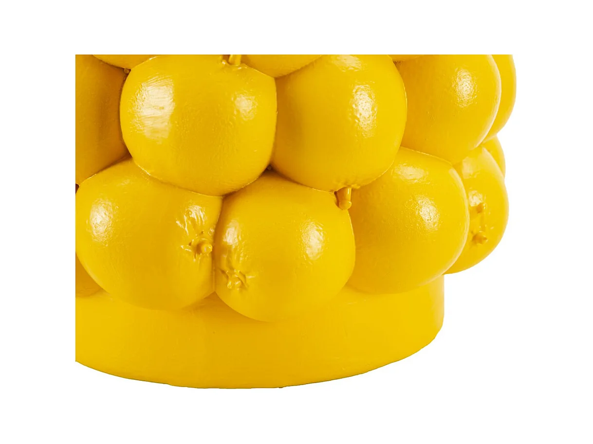 Wazon Dekoracyjny Cytryny, Żółty, 21x21x28 cm, Epikasa