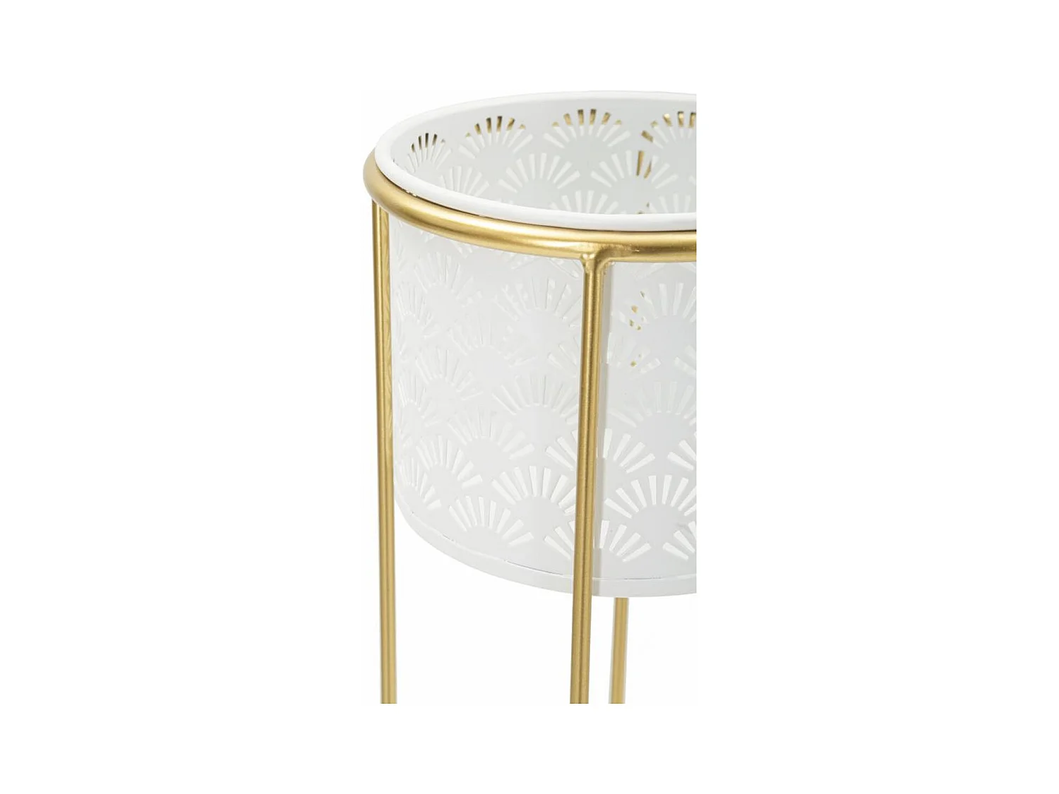 Set di 2 Vasi per Piante MF408, Bianco, 17x17x46 cm, Seven Design