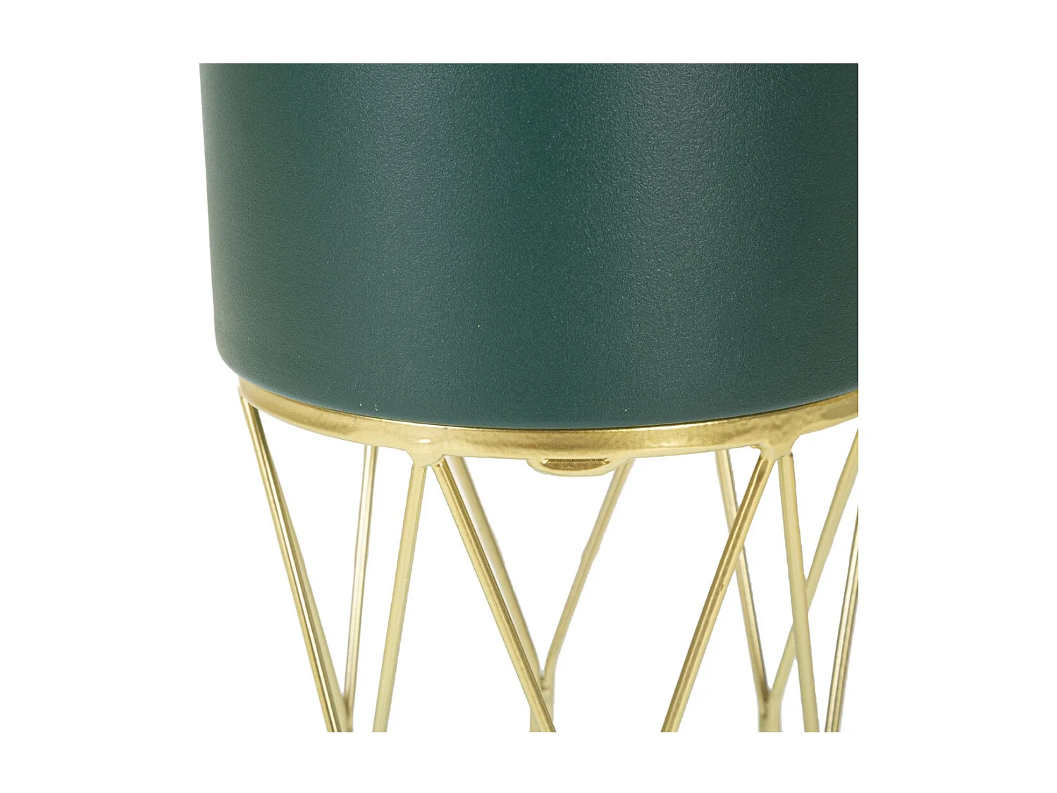 Conjunto de 2 Vasos para Plantas MF391, Verde, 23x23x70 cm, Seven Design