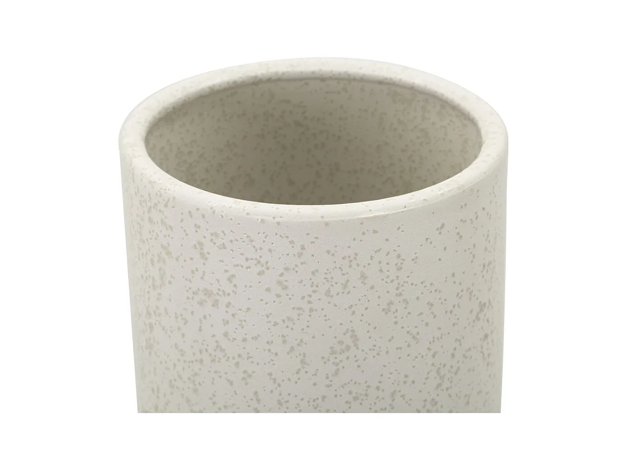 Vaso Decorativo MF638, Bege, 15,5x15,5x41 cm, Epikasa