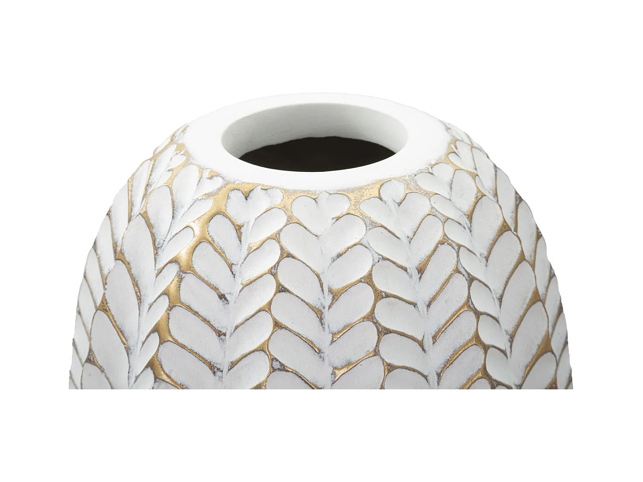 Decoratieve Vaas MF665, Wit, 20x20x67 cm, Epikasa