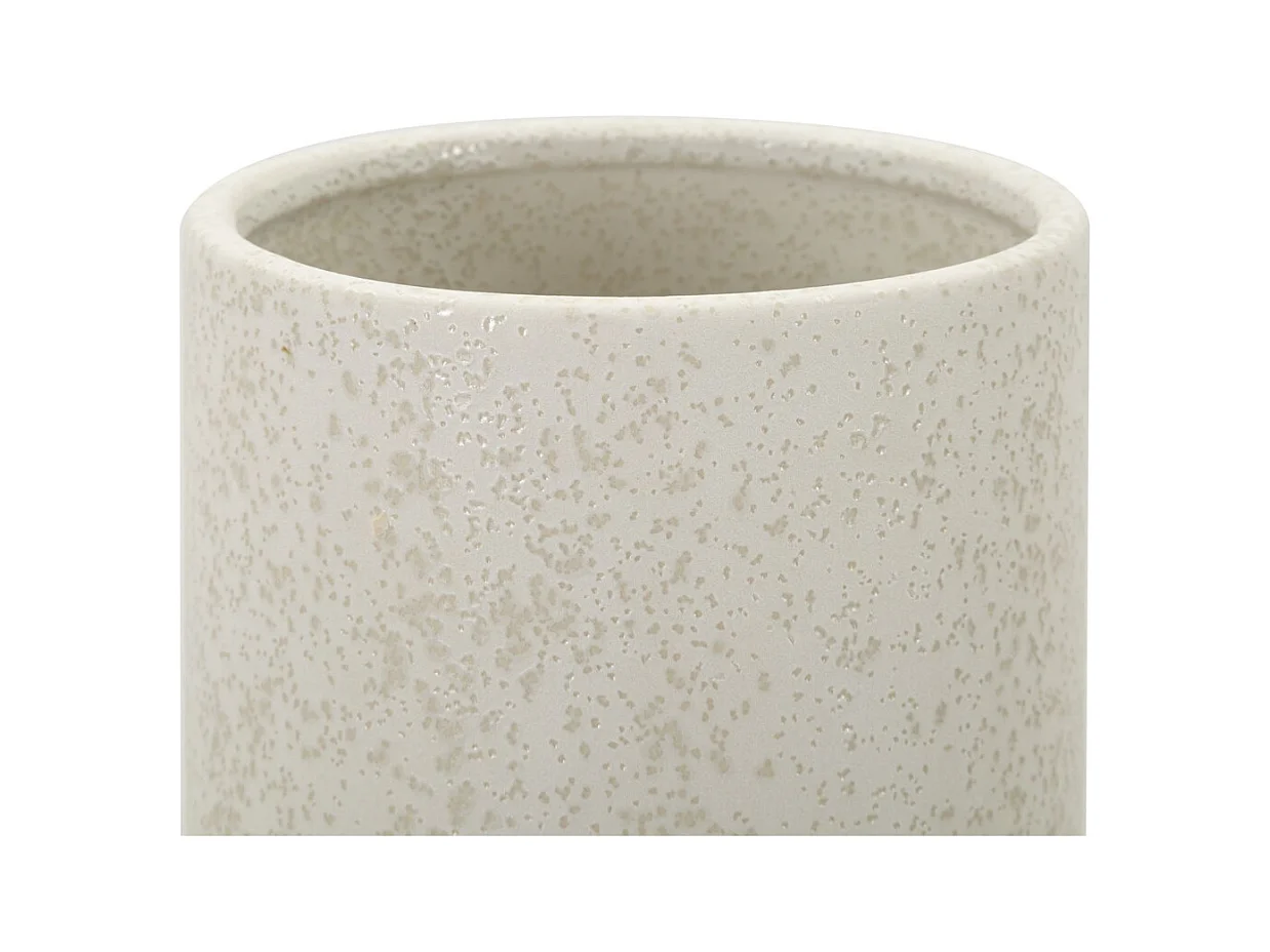 Wazon Dekoracyjny MF646, Beżowy, 16x16x28 cm, Epikasa