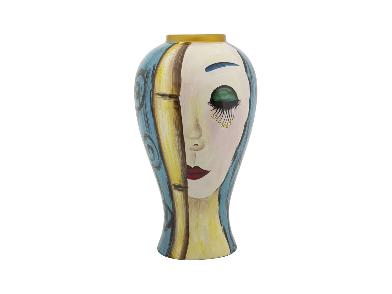 Vase Décoratif MF630, Multicouleur, 28x28x50 cm, Seven Design