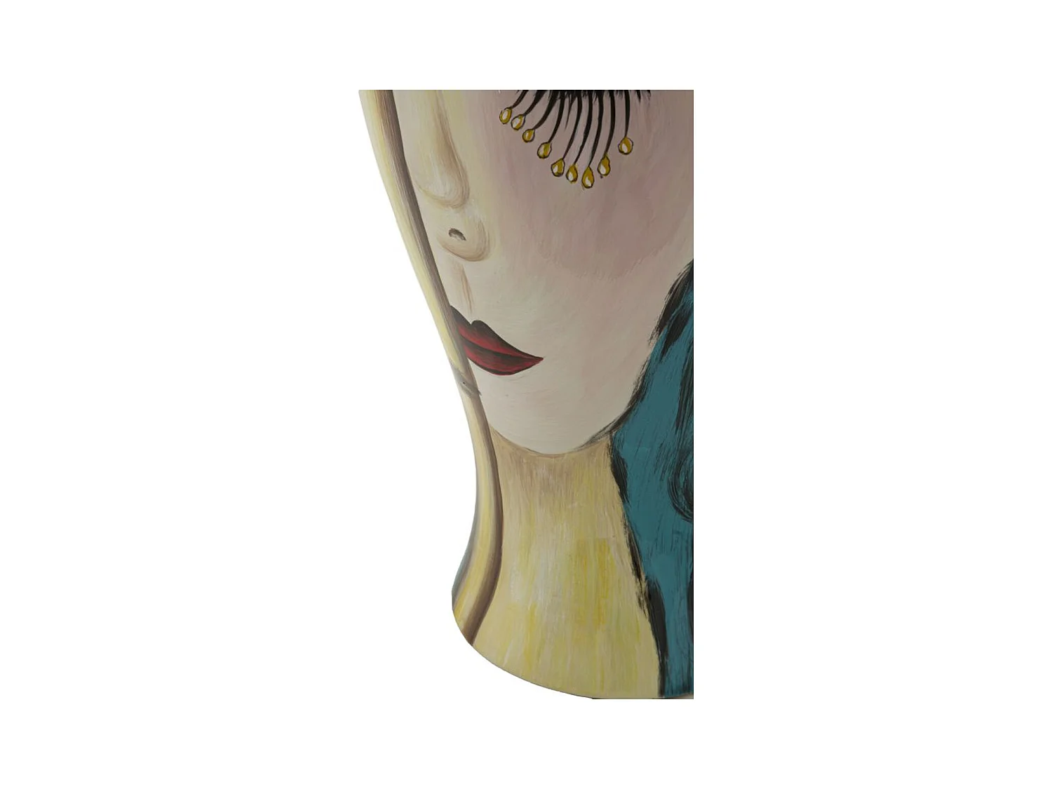 Vase Décoratif MF630, Multicouleur, 28x28x50 cm, Seven Design