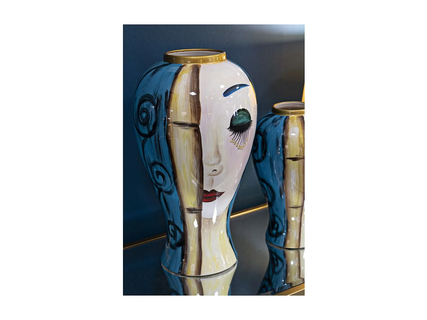 Wazon Dekoracyjny MF630, Wielokolorowy, 28x28x50 cm, Seven Design