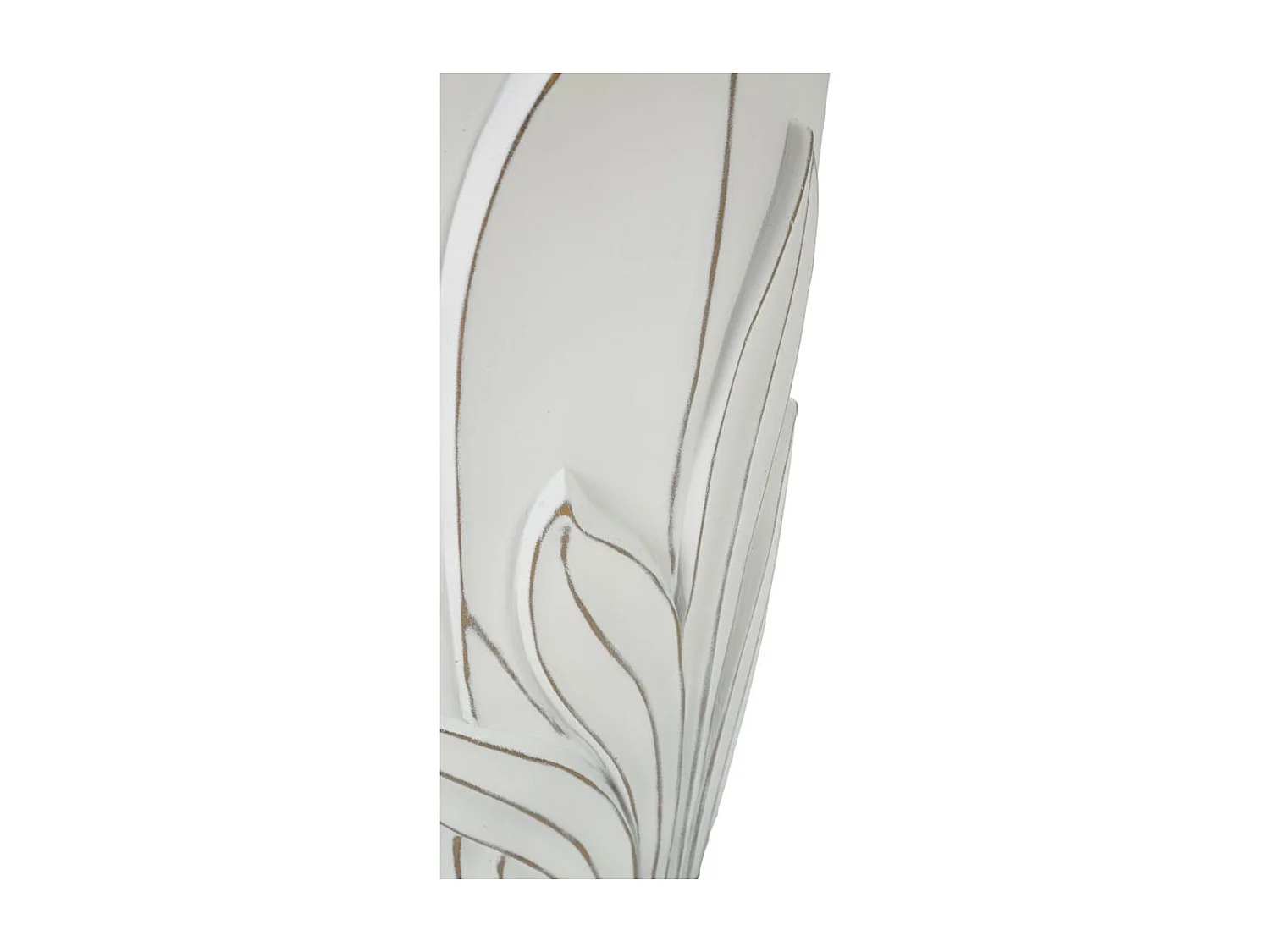 Vase Décoratif MF661, Blanc, 29x29x48 cm, Seven Design