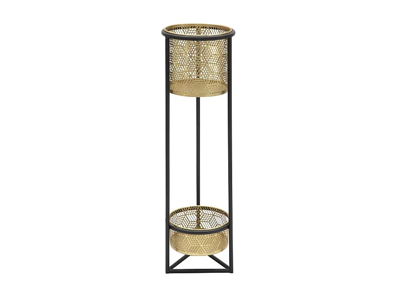 Vaso per Piante MF685, Oro, 23x23x80 cm, Epikasa