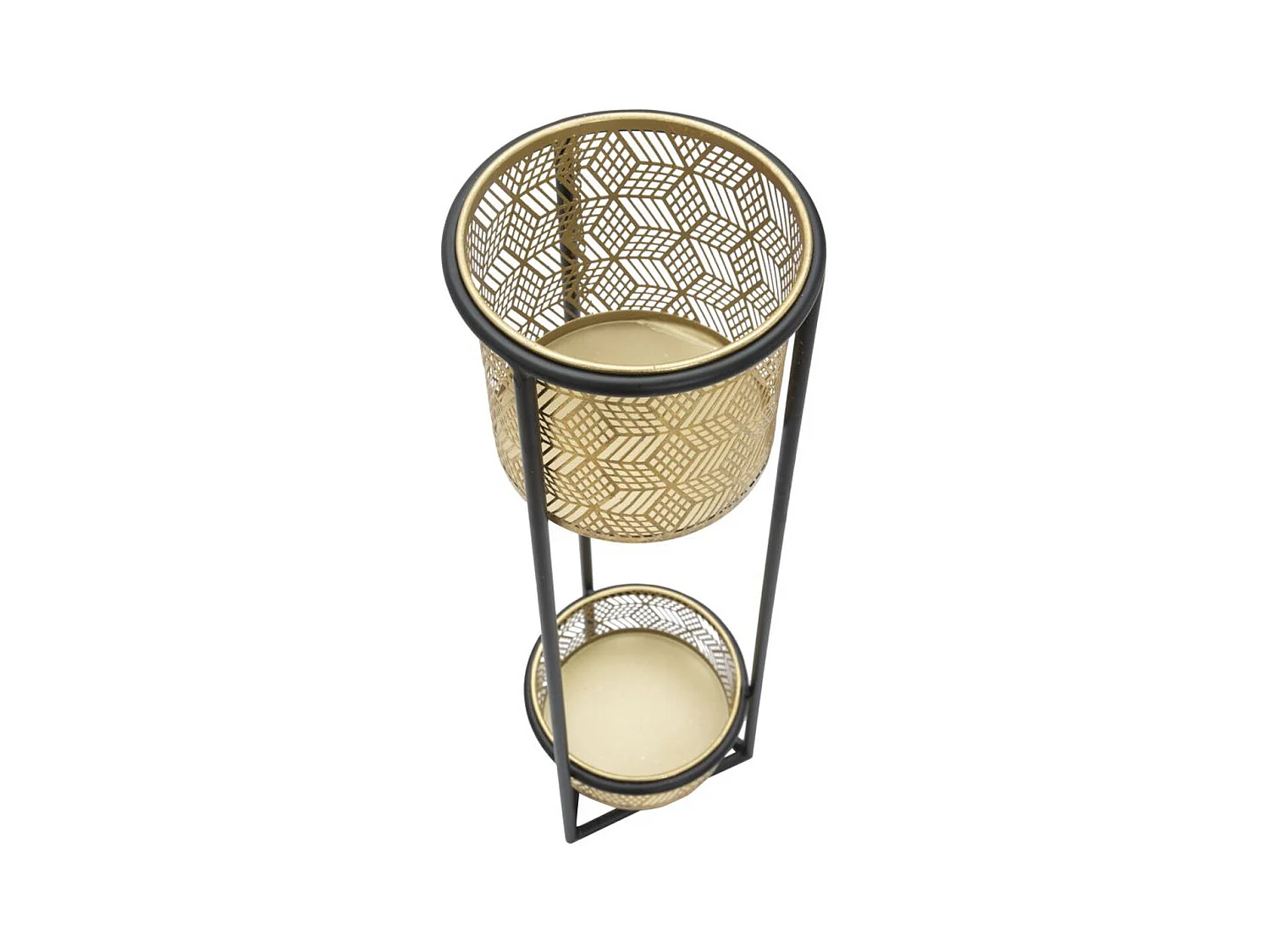 Doniczka na Rośliny MF685, Złoto, 23x23x80 cm, Epikasa