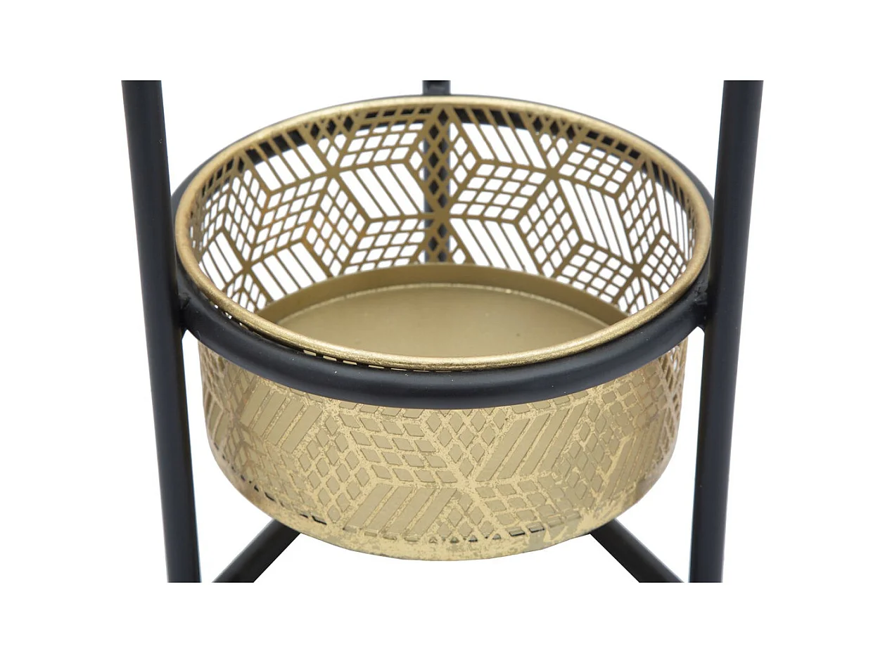 Doniczka na Rośliny MF685, Złoto, 23x23x80 cm, Epikasa