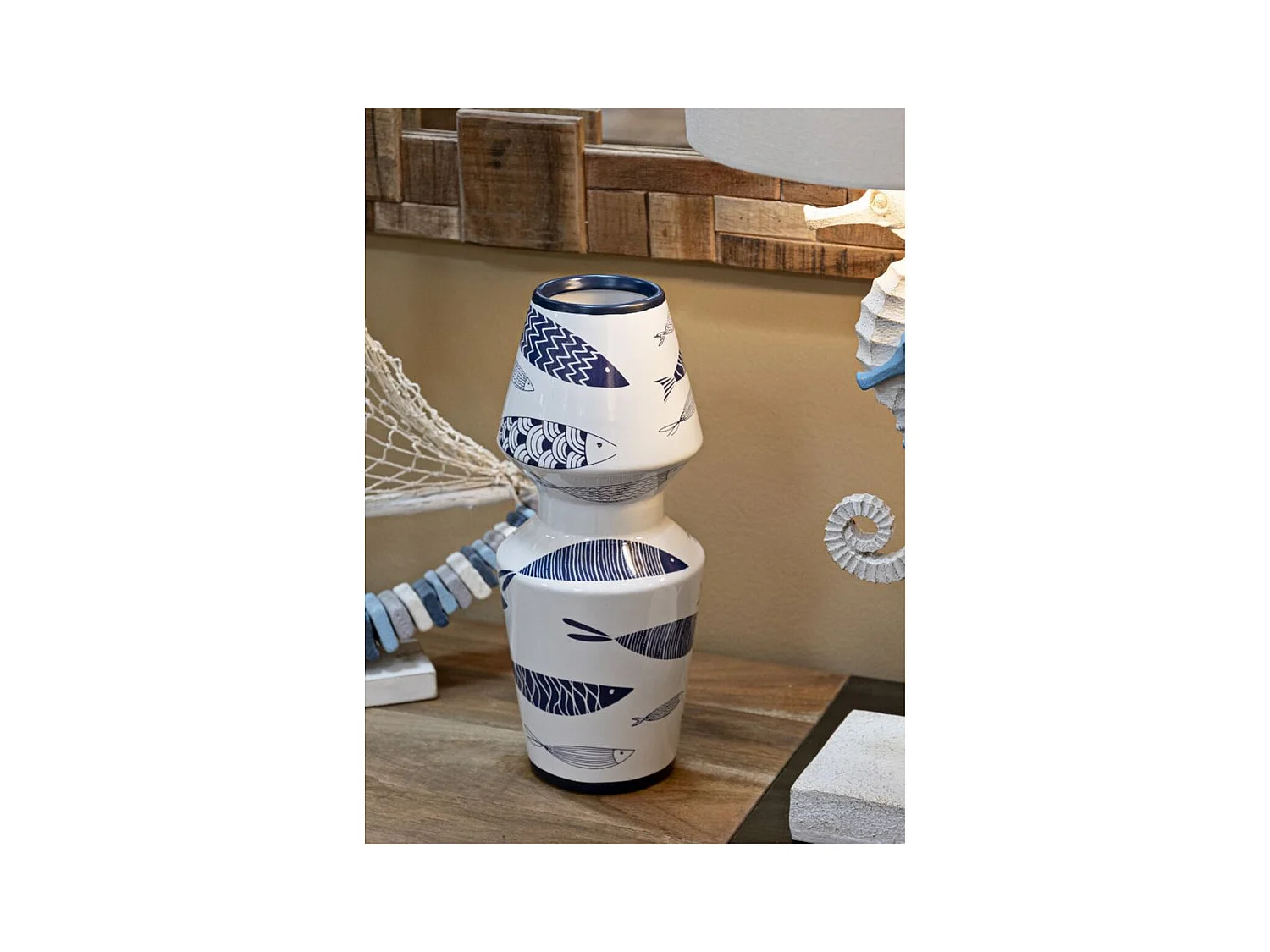 Wazon Dekoracyjny MF644, Wielokolorowy, 14x14x34 cm, Epikasa