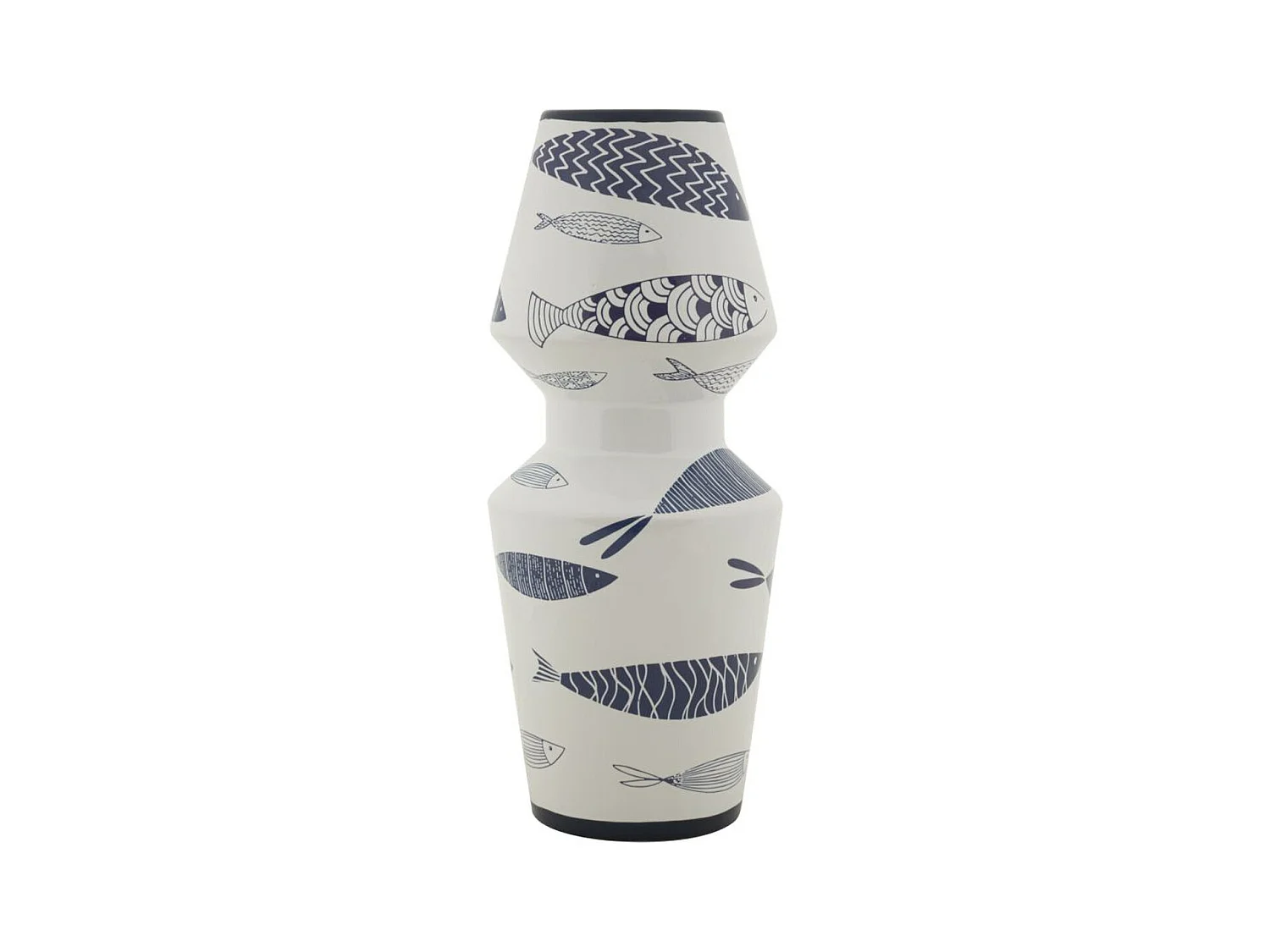 Vase Décoratif MF644, Multicouleur, 14x14x34 cm, Epikasa