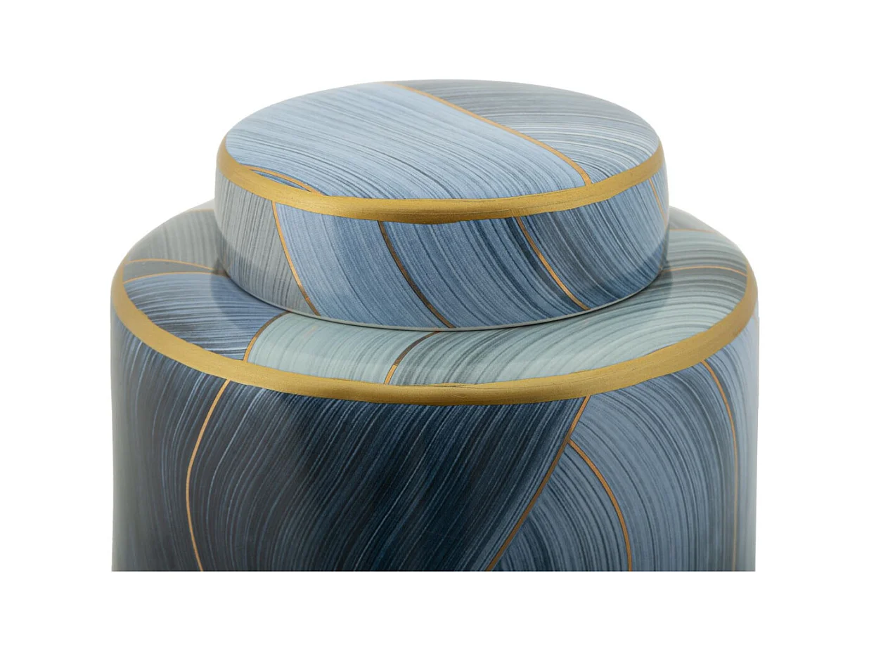 Vase Décoratif MF634, Multicouleur, 15x15x34 cm, Seven Design