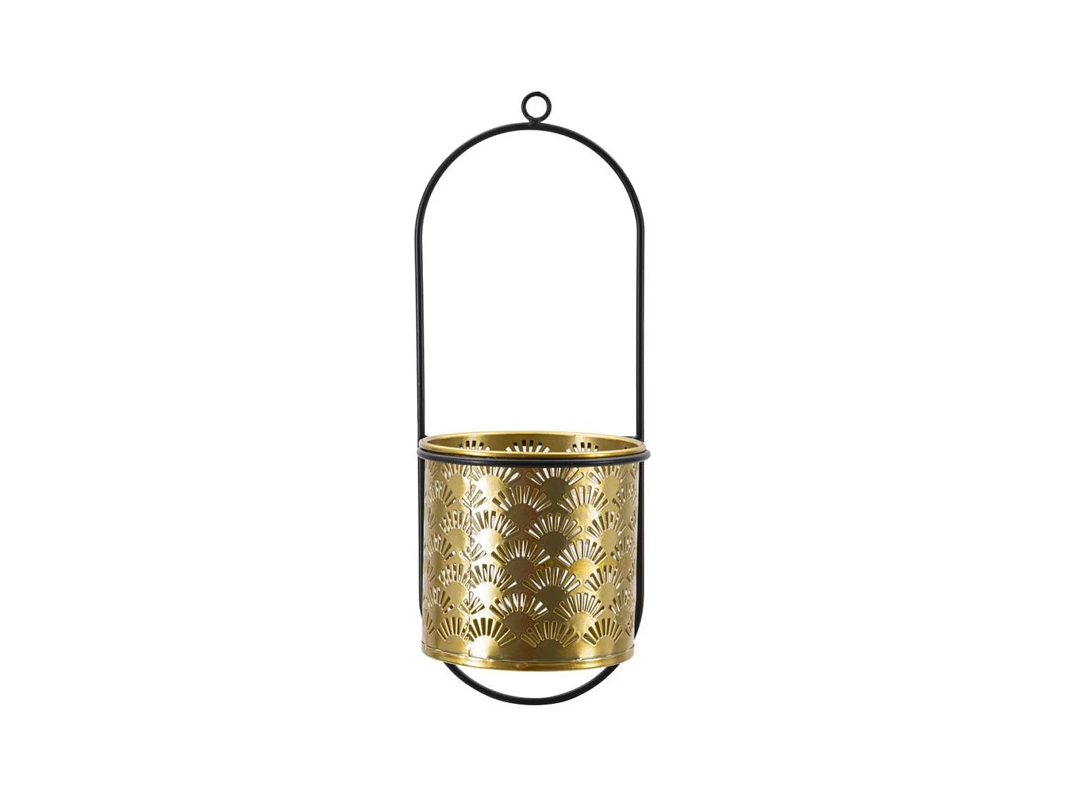Cache Pot MF687, Or, 14x14x37 cm, Epikasa