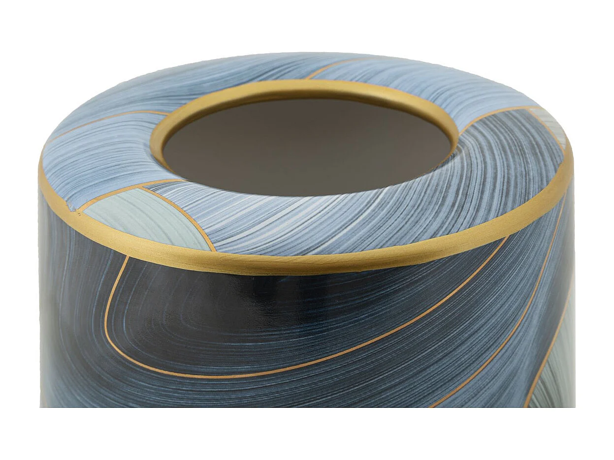 Vaso Decorativo MF645, Multicolorido, 15x15x24 cm, Seven Design