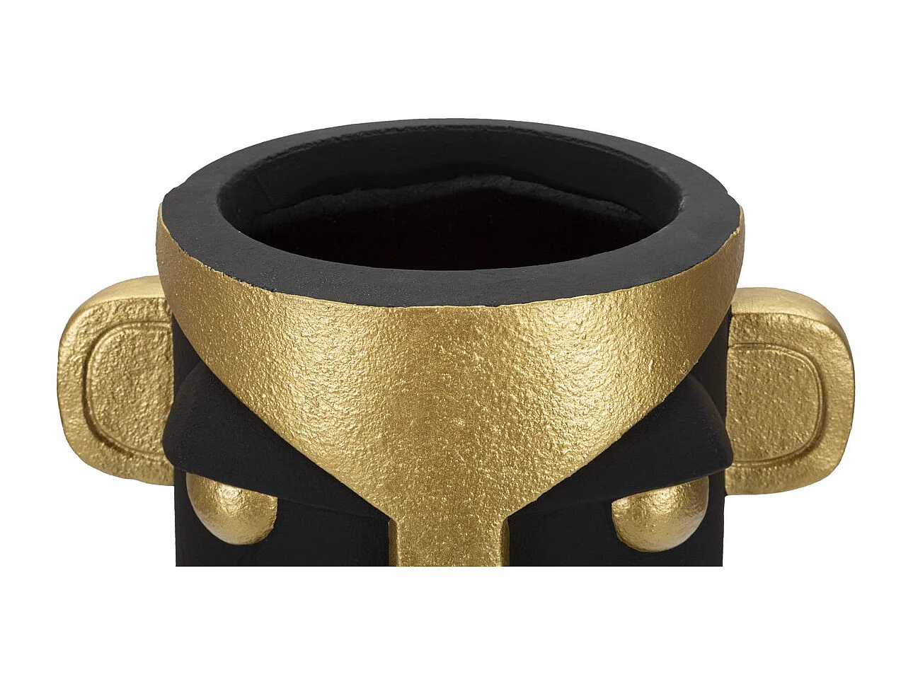 Vaso Decorativo Viso 22, Nero, 30x23,5x40 cm, Seven Design