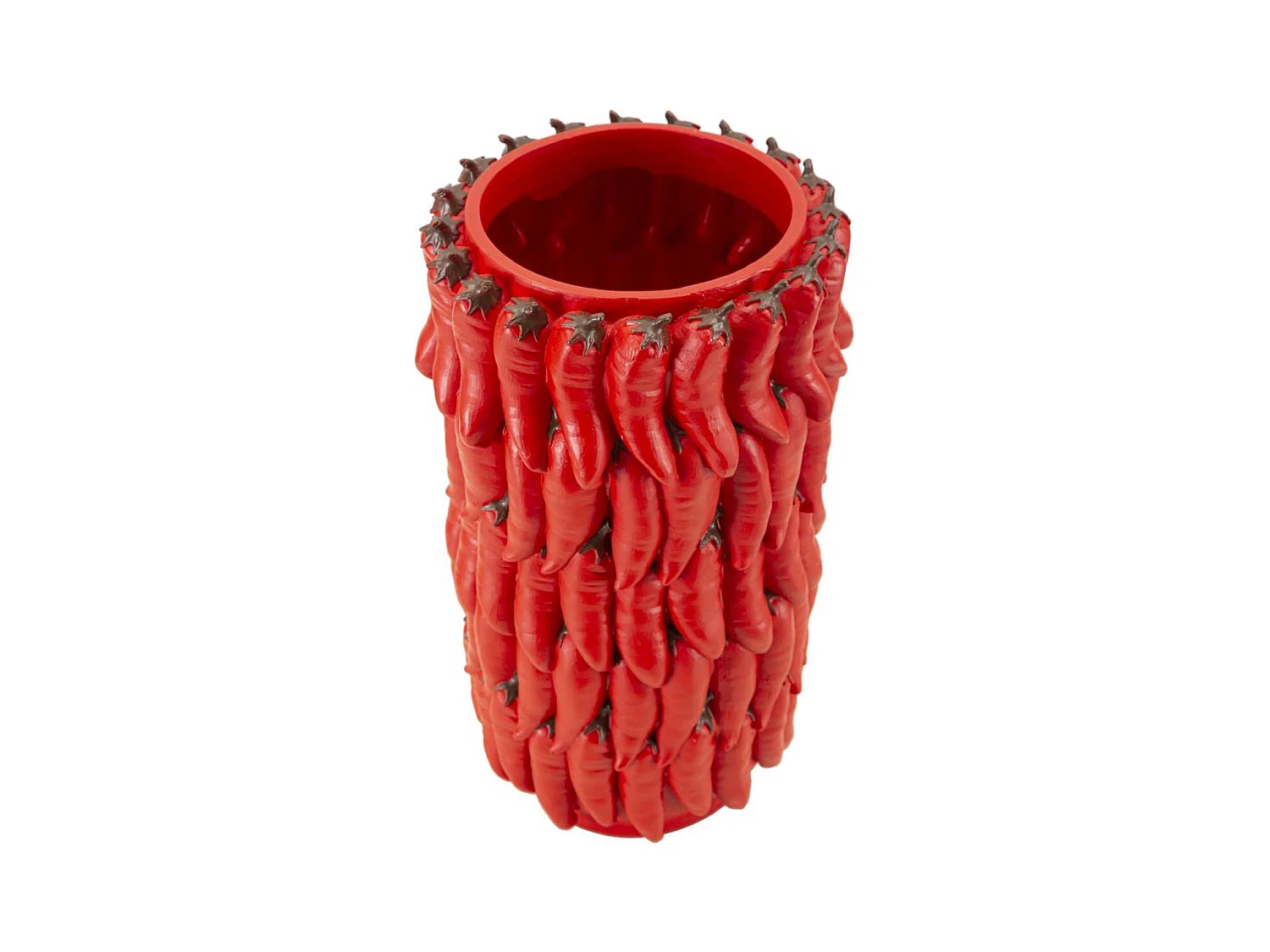 Wazon Dekoracyjny Chilli, Czerwony, 20x20x34 cm, Epikasa