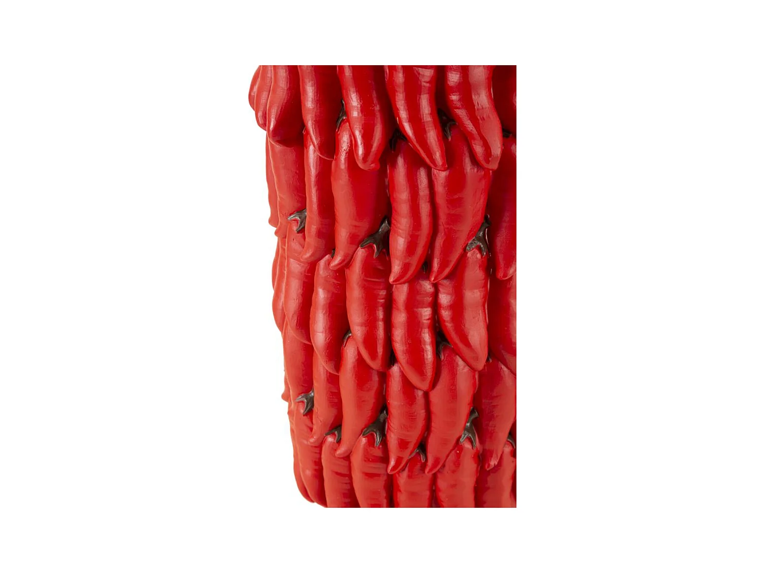 Wazon Dekoracyjny Chilli, Czerwony, 20x20x34 cm, Epikasa