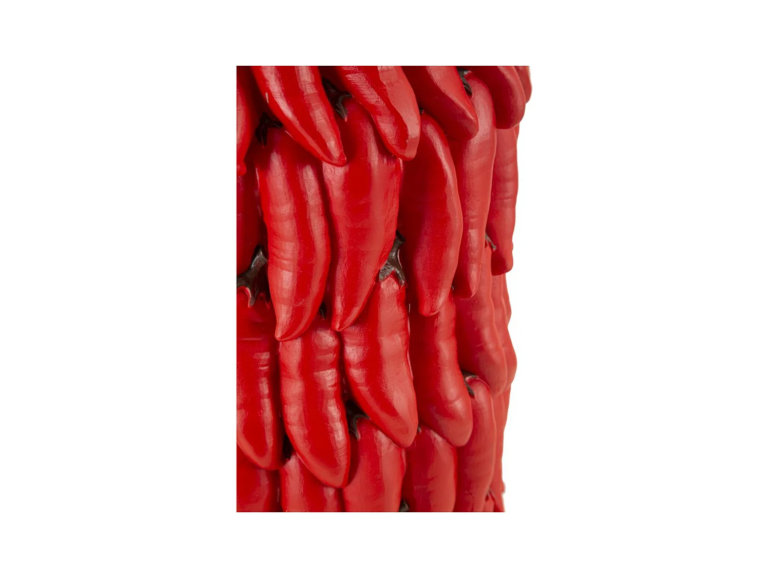 Wazon Dekoracyjny Chilli, Czerwony, 20x20x34 cm, Epikasa