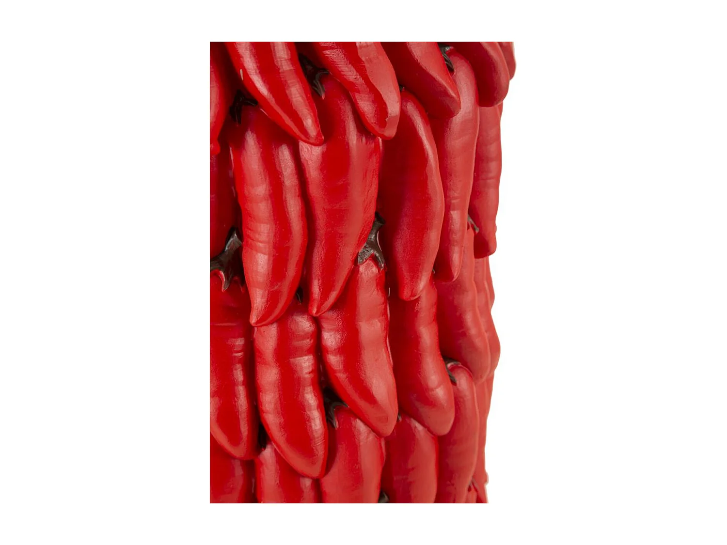 Vase Décoratif Piments, Rouge, 20x20x34 cm, Seven Design