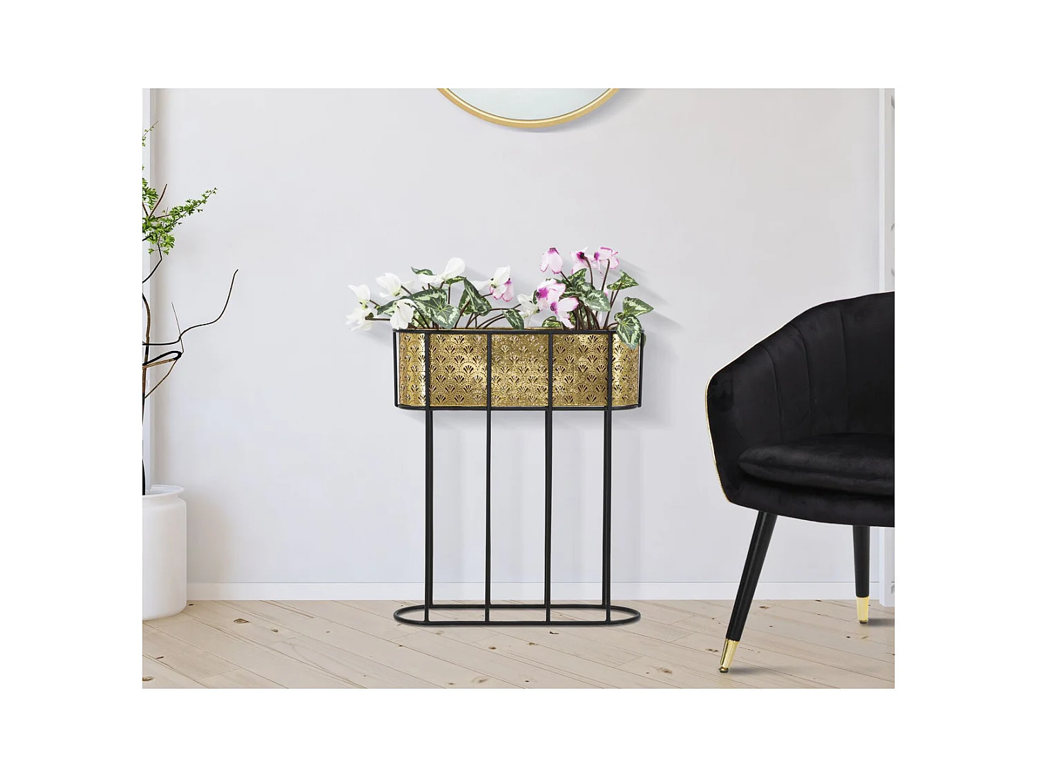 Cache Pot MF688, Or, 60x20x70 cm, Epikasa