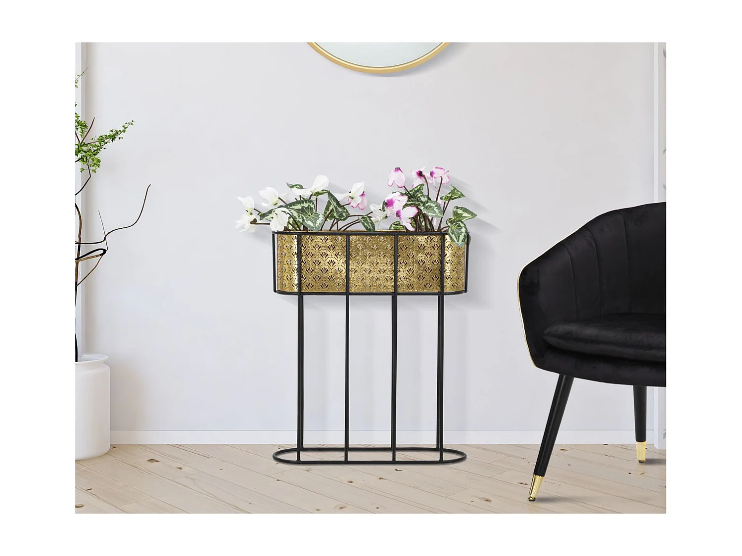 Cache Pot MF688, Or, 60x20x70 cm, Seven Design