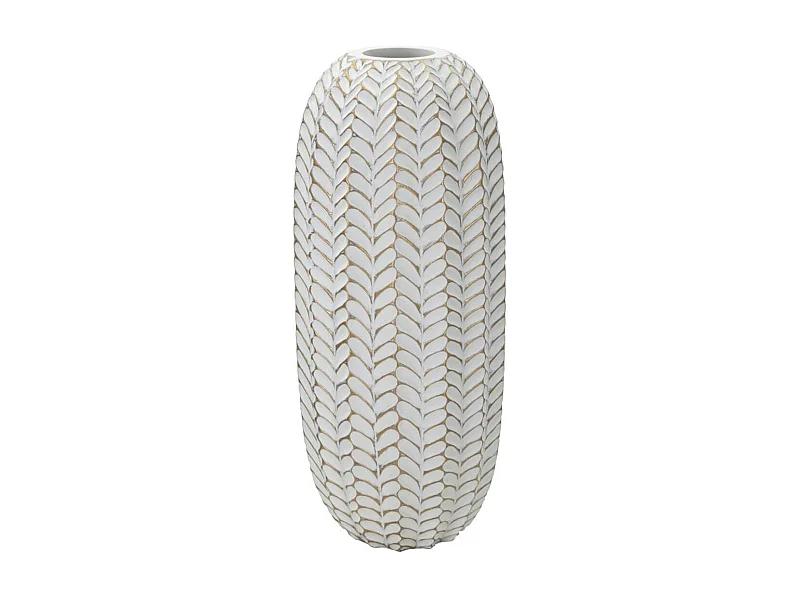 Wazon Dekoracyjny MF673, Biały, 18,5x18,5x46 cm, Seven Design