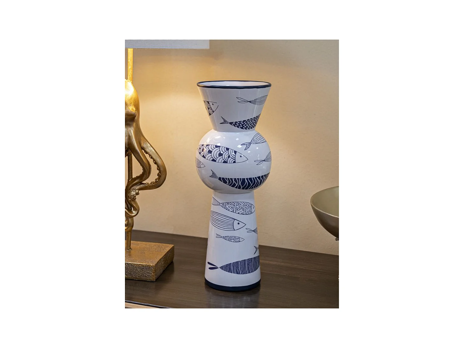 Wazon Dekoracyjny MF637, Wielokolorowy, 14x14x38,5 cm, Epikasa