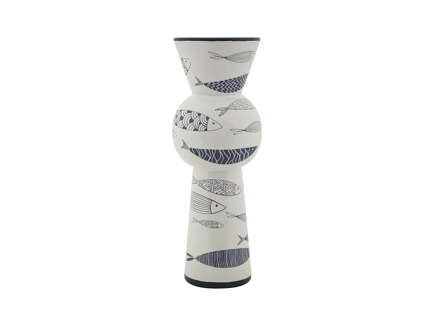 Vase Décoratif MF637, Multicouleur, 14x14x38,5 cm, Epikasa