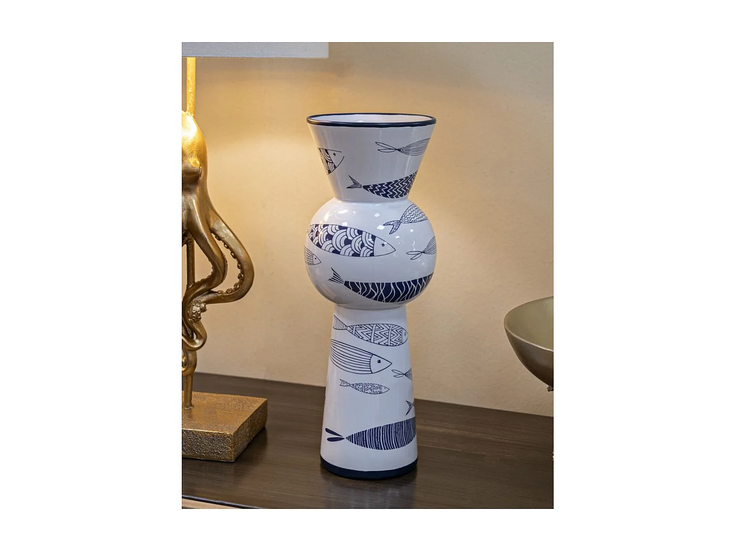 Wazon Dekoracyjny MF637, Wielokolorowy, 14x14x38,5 cm, Seven Design