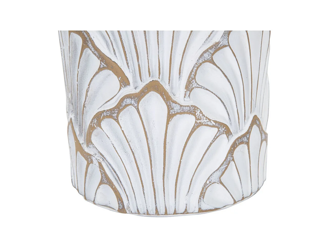 Decoratieve Vaas MF664, Wit, 15,5x15,5x74 cm, Seven Design