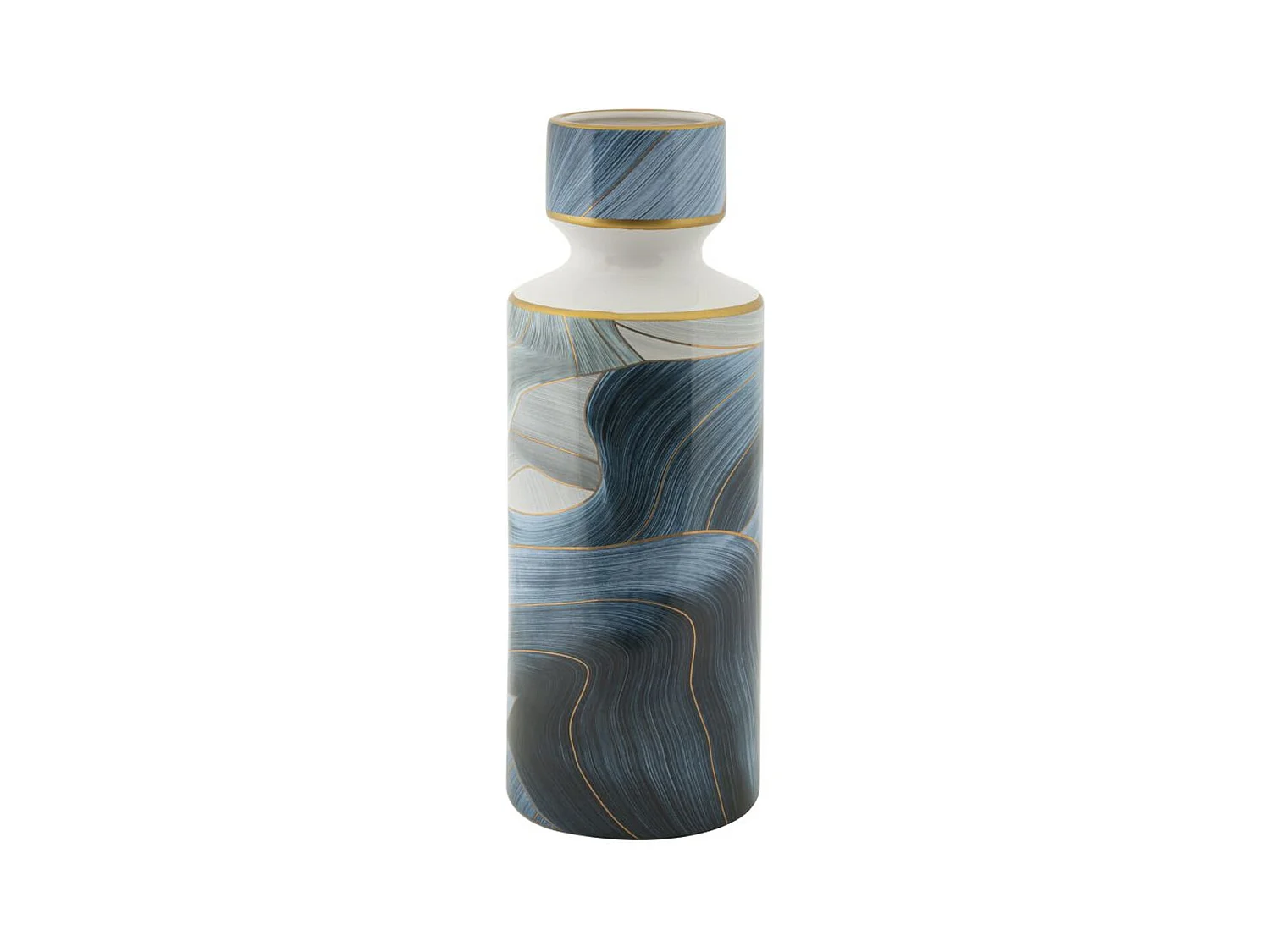 Vase Décoratif MF643, Multicouleur, 14x14x40 cm, Epikasa