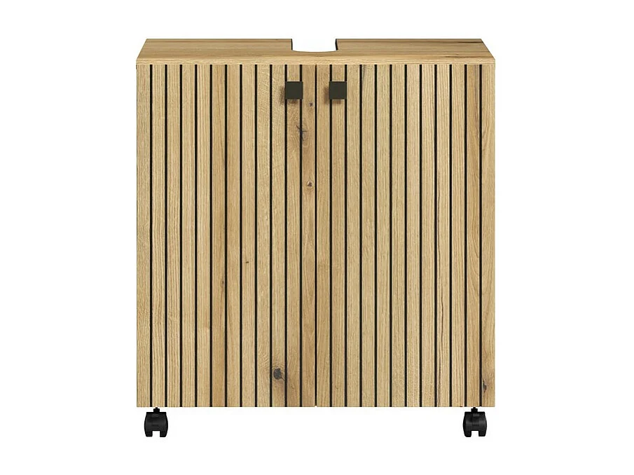 Meuble de Salle de Bain Sous Lavabo Pure, Marron, 60x42x64 cm, Seven Design