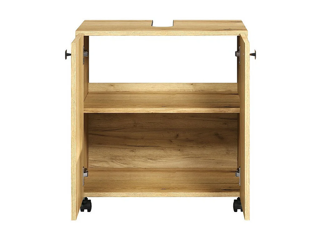 Meuble de Salle de Bain Sous Lavabo Pure, Marron, 60x42x64 cm, Seven Design