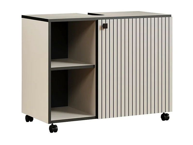 Onder Wastafel Eenheid Pure, Grijs, 80x64x42 cm, EPIKASA