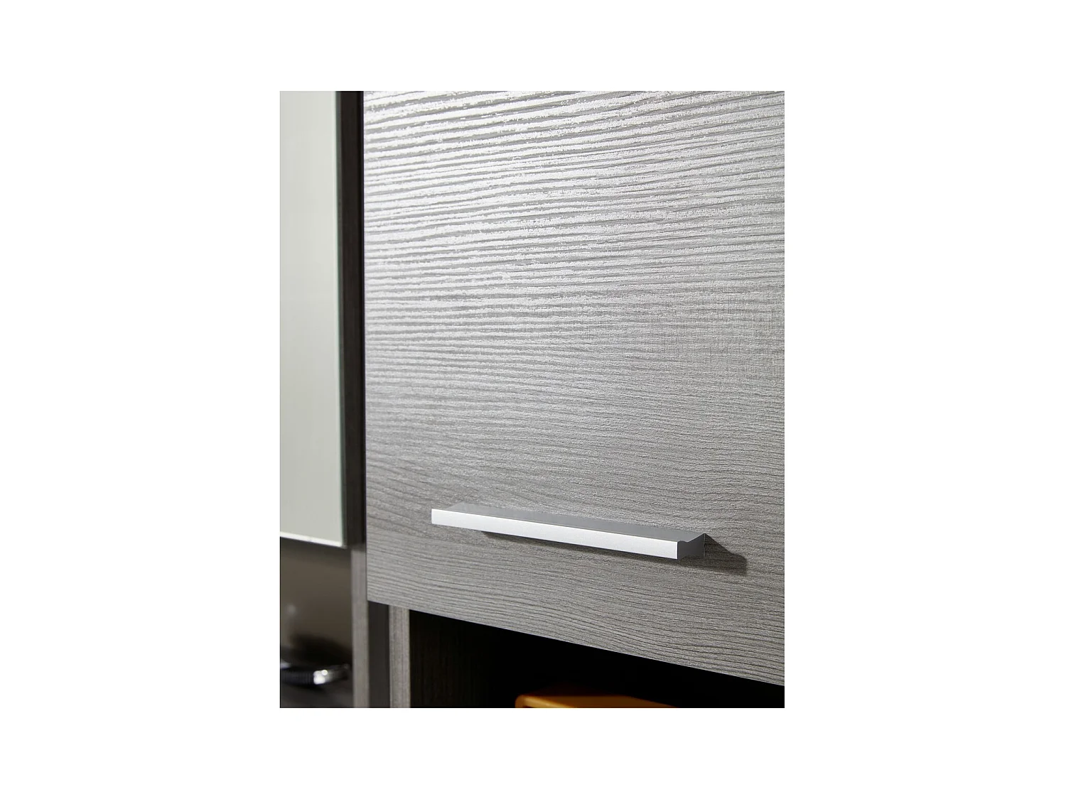 Badkamermeubel onder de Wastafel Moon, Grijs, 58x31x57 cm, Seven Design