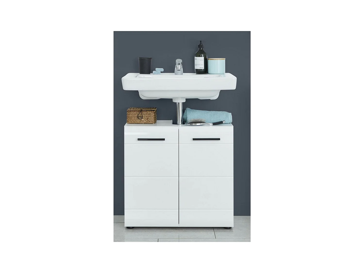 Onder Wastafel Eenheid Skin, Wit, 60x56x31 cm, EPIKASA